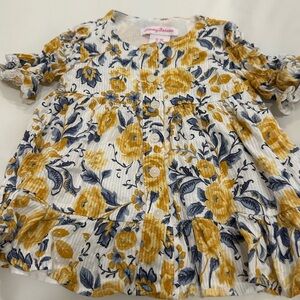 Tommy Bahama Floral Button-Up Baby Dress